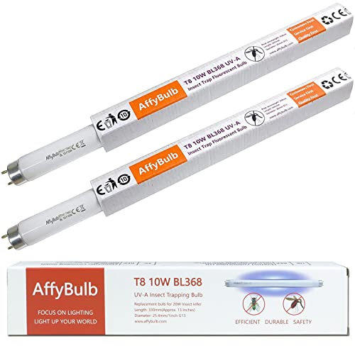 FSL OEM Ersatzlampen für Fliegenvernichter/Insekten Zapper - 13in T8 BL368 UV-Röhren (10W-2P)
