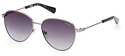 GUESS GU8257 Silver/Grey Blue Shaded 53/15/145 unisex Sunglasses