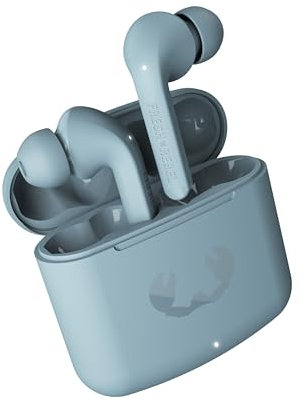 Fresh 'n Rebel Twins Fuse, True Wireless kabellose In-Ear-Bluetooth-Kopfhörer mit Spitze, mit Sprachassistent, Touch-Steuerung und eingebautem Mikrofon, 30 Stunden Spielzeit (Dusky Blue)