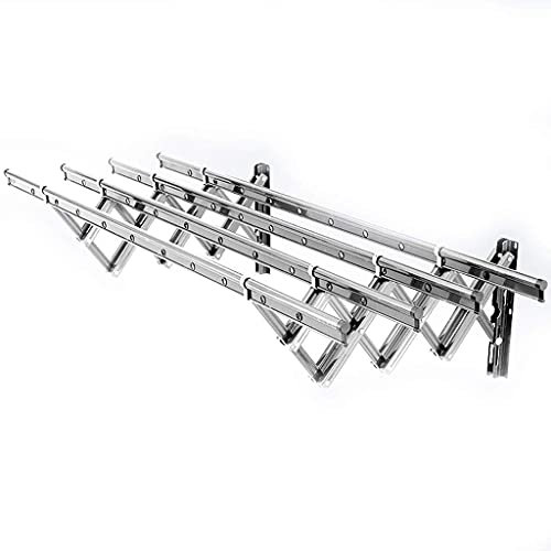 Perchero para Secado de Ropa, Estante de Secado de Tela Extensible para Sala de Estar, Estante de Secado de Ropa de Aluminio montado en la Pared, tendedero para radiador, Estante de Secado para