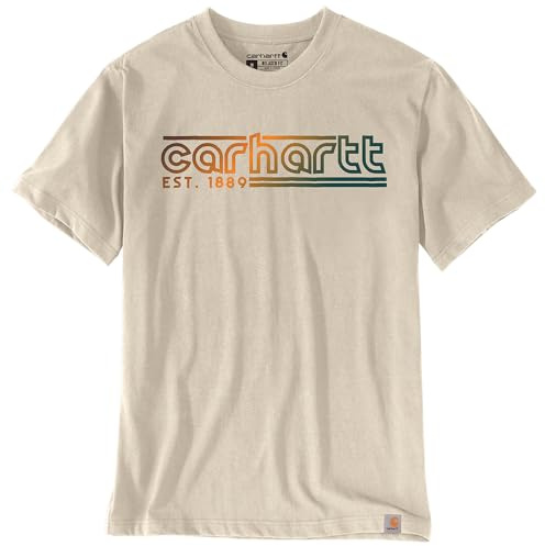 Carhartt Damen K87 Weites, Schweres, Kurzärmliges T-Shirt mit Tasche T-Shirts