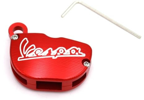 BOLNEY schlüsselanhänger Motorrad,schlüsselanhänger,Duke Für Vespa Schlüssel Fall Abdeckung Motorrad CNC Aluminium Schutzhülle Piaggio GTS Sprint Primavera 150 300 125 Zubehör Universal (Color : B)