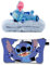 Haarband Kosmetik Blauer Cartoon Headband Skincare Stirnband Schminken Makeup Tasche für Hautpflege, Make-up, Gesicht Waschen