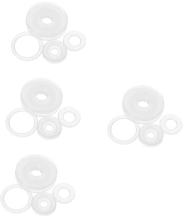 PRETYZOOM 16 STK Zubehör Für Schnellkochtöpfe Kreise Für Schnellkochtopfventile Dichtungen Für Schnellkochtöpfe Dichtungen Für Drucktöpfe Dampfkochtopf Pot Schwimmerventile Weiß Gummi