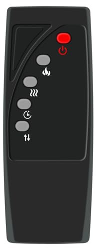 Replacement Remote Control Commander Compatible with Innoflame 4777 BTU Electric Fireplace