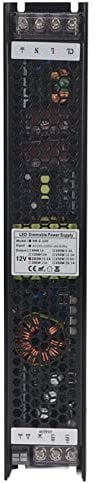 Brilluxa Alimentatore dimmerabile da 200 W Supporto alloggiamento in lega di alluminio SCR 0-10 V PWM Metodo di controllo DALI Trasformatore LED Adattatore di alimentazione (12V/16.67A)