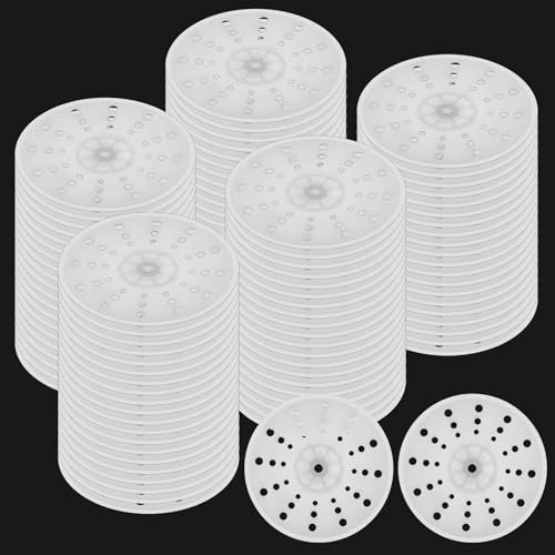 Ksvaye 100 Piezas 50mm Arandela de Aislamiento, Arandelas para Tornillos Arandelas de Polipropileno para Fijar y Soportar Paneles de Aislamiento de Espuma