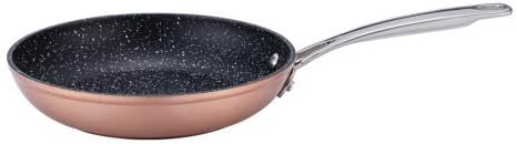 Laguiole Cuisson Poêle cuivré 28cm Greblon céramique - Héritage