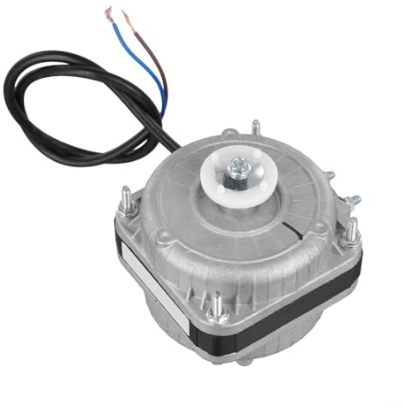 babominimer Moteur de ventilateur à condensateur pour réfrigérateur, structure métallique haute résistance, vibrations et économie, 220 V, 50 Hz, 1300 tr/min, protection IP42 (35 W)