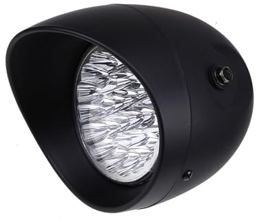 Senyoi motorcycle lights Motorcycle Headlights Indicators For Choppers For Harley For Signal Light High/Low(Black)