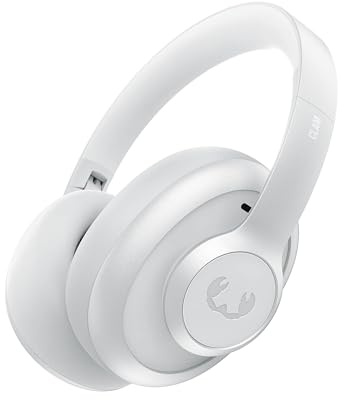 Fresh 'n Rebel Clam Blaze 2, Kabellose Over-Ear-Kopfhörer, 80 Std. Akkulaufzeit, Bluetooth 5.3, My Sound App, Mikrofone für klare Anrufe, Klappbar, Klickbare Tasten, Schnellladen (Ice Grey)