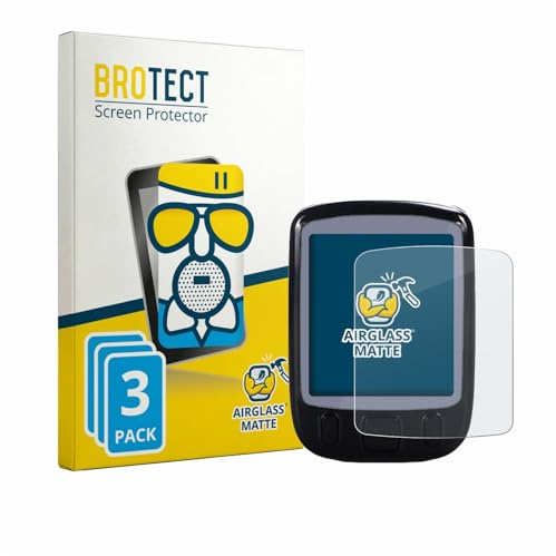 BROTECT Entspiegelungs Schutzglas für Fravsiu Bike Computer (3 Stück) Schutzfolie Glas Matt [Extrem Kratzfest 9H, Anti-Reflex, Anti-Fingerprint]