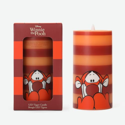 Disney Winnie Puuh Tigger inspirierte LED-Kerze (einzelne Flamme) – DISWTPLED01O