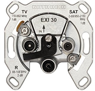 Kathrein EXI 30 Sat-Einzelanschlussdose (3-fach) für Modem EXI01/EXI3508