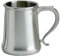 I LUV LTD Zinn 1 Pint Krug Verjüngt Form Satin Finish Bierkrug Gravierbar