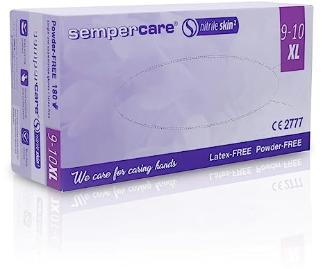 Sempermed Einmalhandschuh;Sempercare Nitril² Größe XL (1x180 Stück)