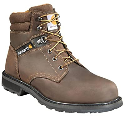 Carhartt Men's Traditional Welt 6 Steel Toe Work Boot, Light Brown Oil Tanned, 10.5 M US