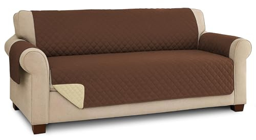 Easylife Reversible Furniture Protector, Water-Repellent Sofa Cover, Couch Cover, Settee Cover, Sofa Protector, Couch Protector for Dogs - Fully Guaranteed