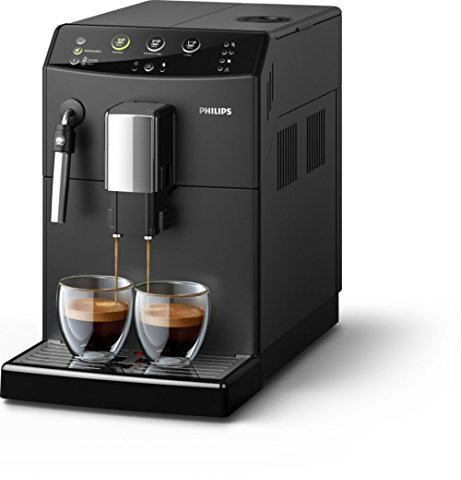 Philips HD8827/01 3000 Serie Kaffeevollautomat, klassischer Milchaufschäumer, schwarz