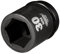 Draper 28735 Expert Hi-Torq 6 Point Impact Socket, 3/4 Square Drive, 30mm , Blue