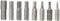 C.K T4528 Schraubendreher-Bits Satz Sechskant mit Bohrung -