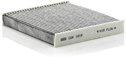 MANN-FILTER CUK 1919 Innenraumfilter/Kabinenluftfilter - Pollenfilter mit Aktivkohle - für Pkw + Transporter