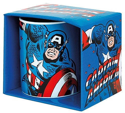 SSX Marvel Comics - Taza de café, diseño del Capitán América