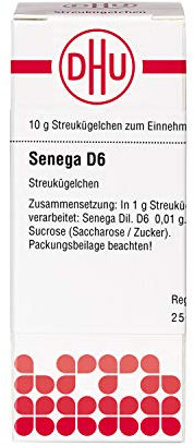 DHU Senega D6 Streukügelchen, 10 g Globuli