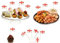 100 St George Sandwich Party Flag Food Cup Cake Cheese Cocktail Stick Picks England Football Sports Buffet Decoration Labels by Concept4u