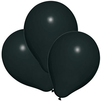 Susy Card 40011325 - Luftballons, 25er Packung, schwarz