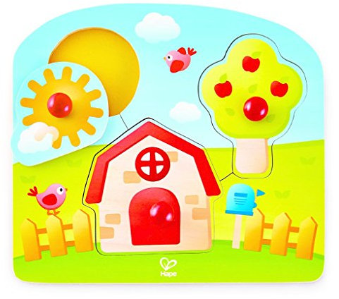 Hape E1311 Knopfpuzzle Zuhause