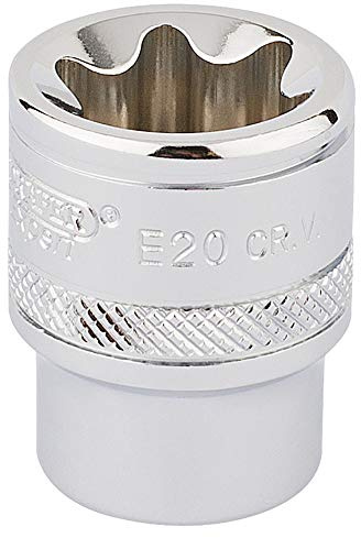 Draper 34265 TX-Star 3/8 Inch Square Drive E20 Socket