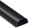 D-Line Maxi 1M5025B, Canaletas decorativas para cables de TV, Una solución cómoda que organiza y cubre los cables de TV en la pared - 50 x 25 mm y 1 metro de longitud en color negro