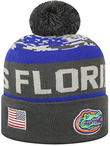 Top of the World NCAA-Salute to USA Strickmütze mit Bommeln