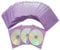100 Pack Premium CD DVD Sleeves,Thick Non-Woven Material Double-Sided Refill Plastic Sleeve for CD and DVD Storage Binders Disc Case (Purple)