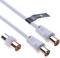 Keple Cavo Coassiale TV Trasmissione Di Segnali HD Televisori Ricevitori Video Audio TV VCR DVD Satellatari, M MASCHIO – M MASCHIO Adattor Connettor Coaxial Cable 20m