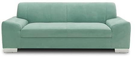 DOMO. collection Sofa Alisson, 3er Couch, 3-Sitzer, 3er Garnitur, Polstergarnitur 199 x 83 x 75 cm (BxTxH), in grün