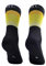 PERRO LOCO CLOTHES Calcetines de Ciclismo Edición Limitada. Hechos en España. Calcetines para Bici. (Widow 46 48 Negro Amarillo)