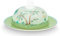 PIP STUDIO 51018122 Jolie Gold Dots Green Butterdose 17 x 8 cm (1 Stück)