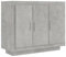 vidaXL Sideboard in Concrete Grey, Premium Engineered Wood - Modern Design with Ample Storage Space, Living Room or Bedroom