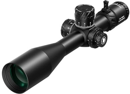 DISCOVERYOPT HD 5-30x56 PRS Rifle Optics, First Focal Plane,0.1 MRAD FFP Long Range Rifle Scope,Red Illuminated Reticle,Zero Stop 34mm Tube