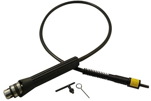 Flexible Welle Bohrwelle für Bohrmaschinenwelle Akkuschrauber Bohrmaschine Flexwelle mit Bohrfutter 1300 mm, Biegsame Welle für schwer erreichbare Stellen.