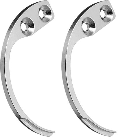 Qianxihu 2 piezas de gancho de seguridad para llaves, herramienta de gancho de acero duro portátil, herramienta de gancho reutilizable para quitar etiquetas de seguridad, gancho duro de mano para tela