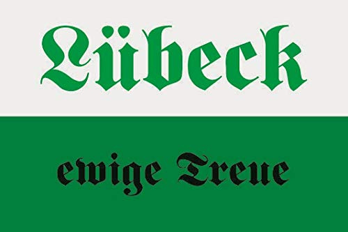 U24 Aufkleber Lübeck ewige Treue Flagge Fahne 18 x 12 cm Autoaufkleber Sticker