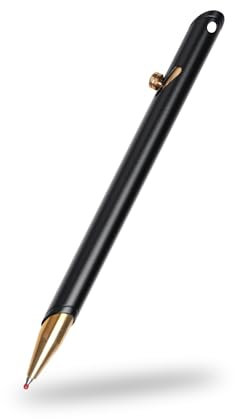 TIKIDESIGN TKP Flugzeug Aluminium Büro Stift, Austauschbarer Schwarzer Kugelschreiber, Messing Bolt Action EDC-Taschenstift, Persönlichkeits-Signaturstift für Geschäft, Büro, Geschenk