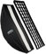Walimex pro Studio Striplight Softbox 40x120cm, um 360° drehbar, einfacher Aufbau Dank Schirmfunktion, inkl. Grid, Maske, Bowens Adapter und Transporttasche, ideal für Produkt- und Peoplefotografie