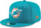 New Era NBA Herren 9Fifty Original Fit 2Tone Snapback Cap, Miami Dolphins - Aqua, Einheitsgr��e