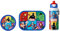 Mepal - Lunch-Set Campus - Lunchset für Kinder mit Pop-Up Trinkflasche, Lunch Box & Fruchtbox - Pausen-Set für die Schule oder Unterwegs - Spülmaschinenfest & BPA-frei - Avengers