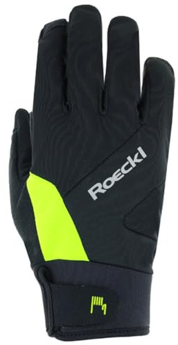 Roeckl Reichenthal 2 Winter Fahrrad Handschuhe lang schwarz/gelb 2026: Größe: 10.5
