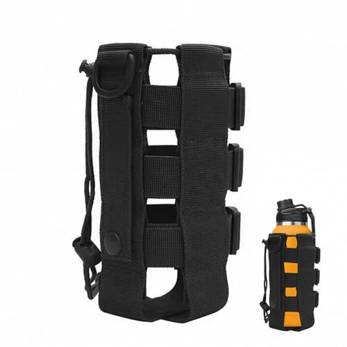 Hugfads Pochette Militaire Tactique Molle pour Bouteille d'eau - Sac Réglable pour Camping, Randonnée, Escalade, Cyclisme